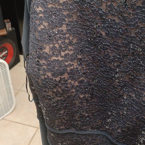 Blue Halter Maxi Gown for Wedding Guest - Picture 2 of 4